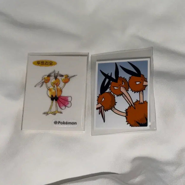 [BUNJANG] Pokemon 30th Anniversary Duto Trio Proof Photo Sticker / 포켓몬 30주년 두트리오 증명사진 증사 띠부띠부씰