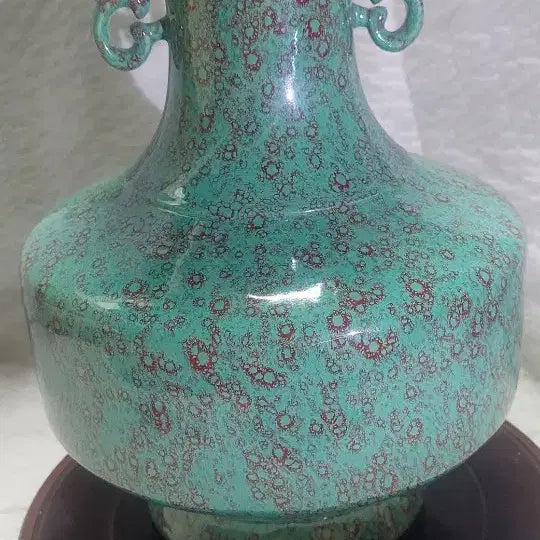[BUNJANG] Chinese Celadon Vase with Dragon Handles / 노균요 양이병