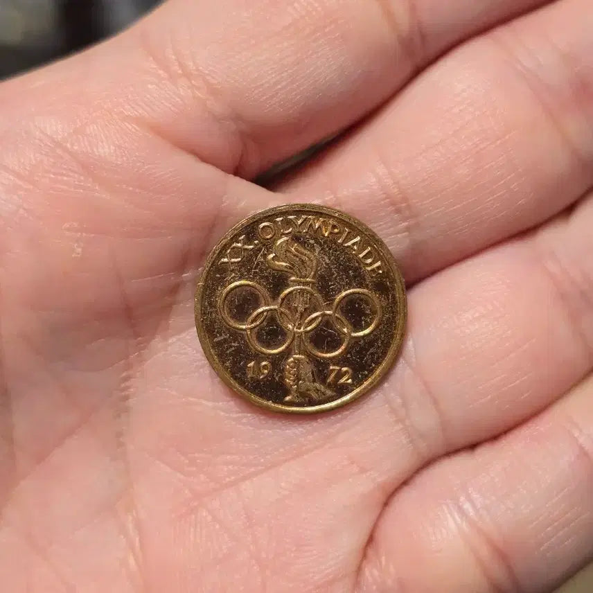 [BUNJANG] 1972 Munich Olympics Commemorative Coin/Medal (Bronze Token) / 1972년 독일 뮌헨 올림픽 기념 동전, 메달