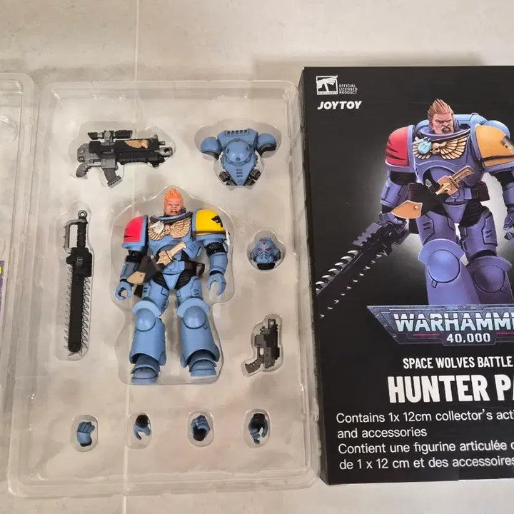 [BUNJANG] JoyToy Warhammer Space Wolves Hunter Pack 1/18 Scale Action Figure / 조이토이 워해머 스페이스 울프 헌터팩 (스페이스마린 하늘색 병사)