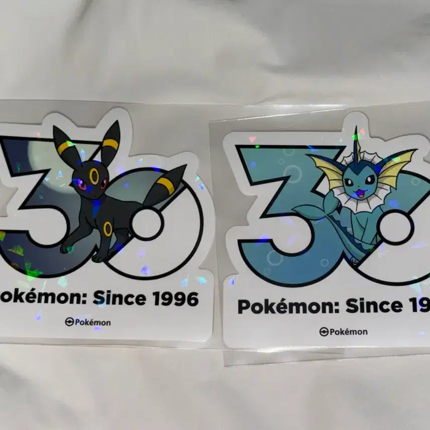 [BUNJANG] Pokemon 30th Anniversary Sticker Bundle Eevee Evolutions / 포켓몬 30주년 스티커 블래키 샤미드 일괄 이브이 이브이즈