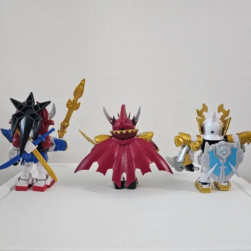 [BUNJANG] Bandai SD Gundam DX Warlords Set Cao Cao, Liu Bei, Sun Quan Complete Figures (Set of 3) / SD건담 DX 난세영웅세트 조조 유비 손권 완제품 3종