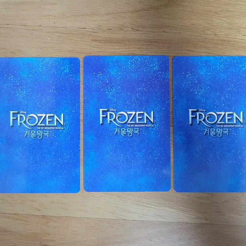 [BUNJANG] Bundle Set Frozen Pop-up POB (Min Kyungah, Hong Geumbee, Jeong Wonyoung) Photocard / [일괄] 겨울왕국 뮤지컬 팝업 미공개 포토카드 (민경아, 홍금비, 정원영)