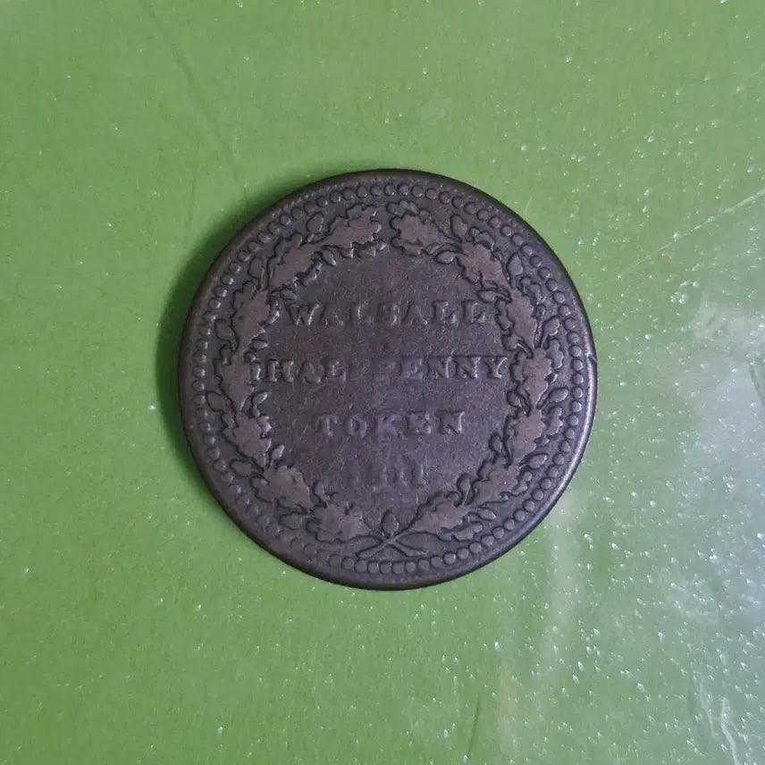 [BUNJANG] 1811 Walsall Halfpenny Token / 1811 영국 walsall 지역 하프페니 토큰