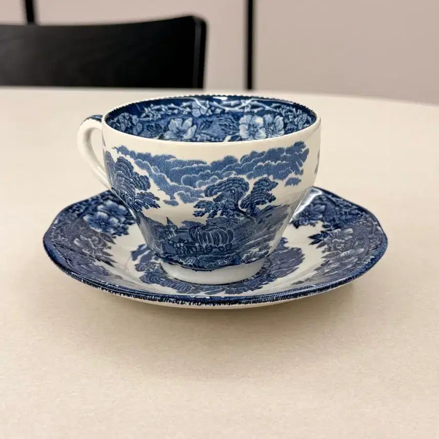 [BUNJANG] Wedgwood Woodland Teacup Set / 웨지우드 우드랜드 찻잔세트 빈티지