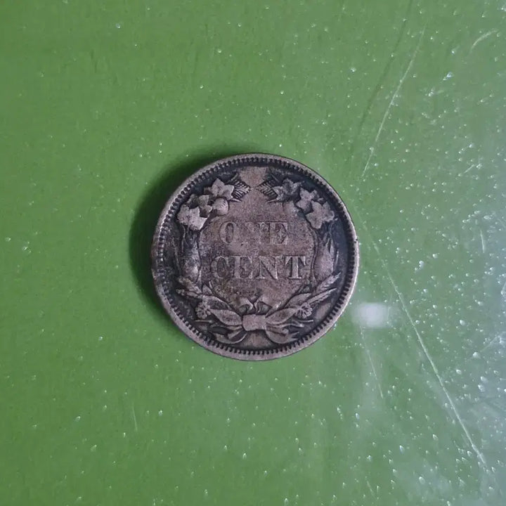 [BUNJANG] 1858 USA Flying Eagle Cent Copper-Nickel Coin / 1858 미국 플라잉이글 1센트 백동화