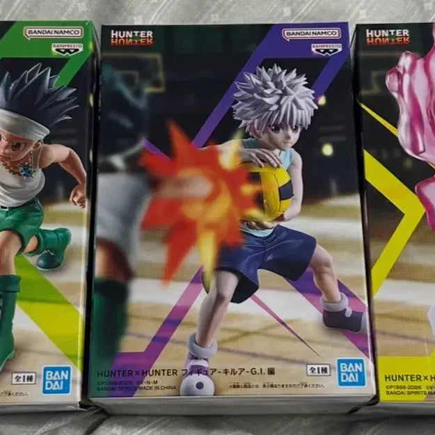 [BUNJANG] Hunter x Hunter Nendoroid Set (Gon, Killua, Hisoka) - 3종 일괄 / 미개봉 헌터 헌터 그리드아일랜드 피규어 3종 일괄 곤 키르아 히소카