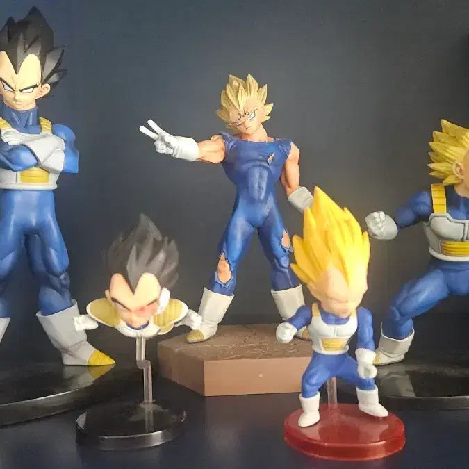 [BUNJANG] Dragon Ball Vegeta 5 Figure Set / 드래곤볼 피규어 5종 세트 베지터