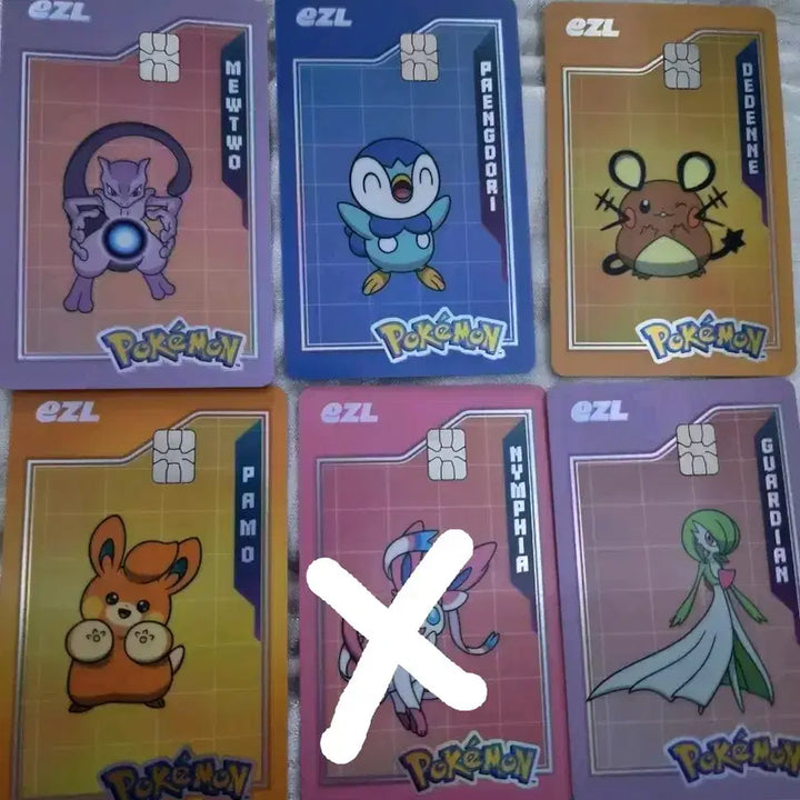 [BUNJANG] Pokemon T Cards Izle 30th Anniversary Edition - Choose Your Character / 포켓몬 교통카드 이즐 30주년 뮤츠,펭도리,데덴네,빠모,가디안