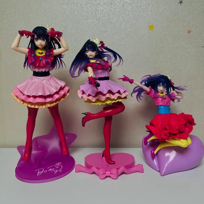 [BUNJANG] Oshi no Ko Hoshino Ai Figure Bundle (Box Included) / 최애의아이 호시노아이 피규어 3개일괄(박스O)