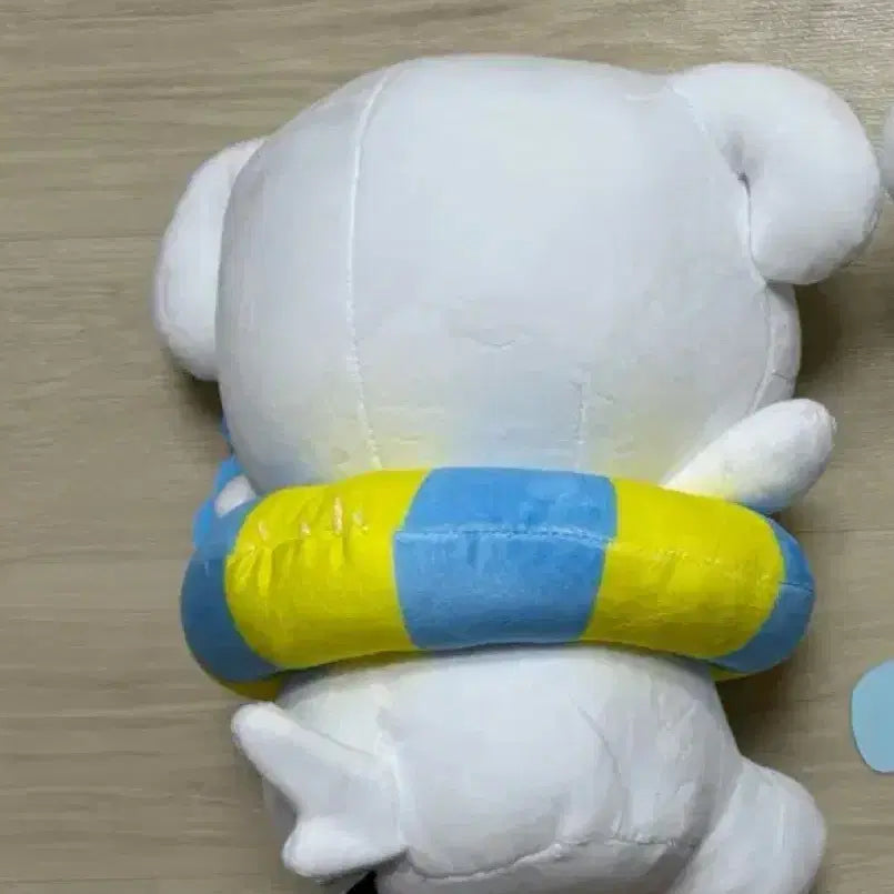 [BUNJANG] Ganadi Summer Tube Swimming Medium Dog Plush Toy New / 가나디 여름 튜브 수영 물놀이 중형인형 새상품