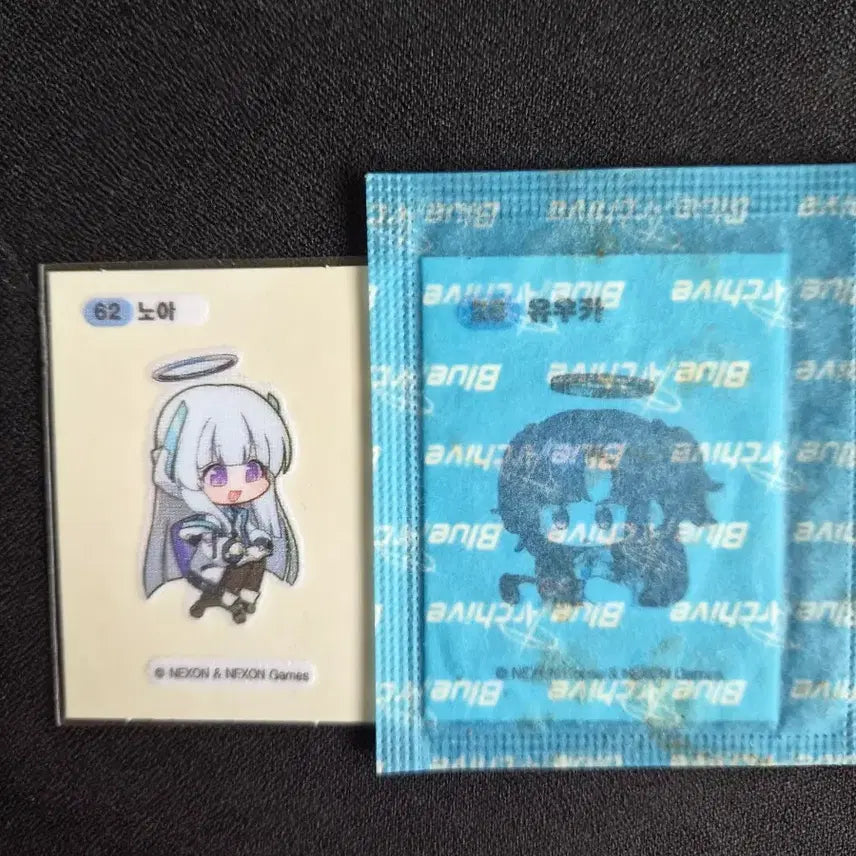 [BUNJANG] Blue Archive Yuuka Noah Seminar 2-Piece Set GS25 Collaboration Sticker (Sealed) / 미개봉 새상품 블루아카이브 유우카 노아 세미나 2장 세트 GS25 콜라보 띠부씰