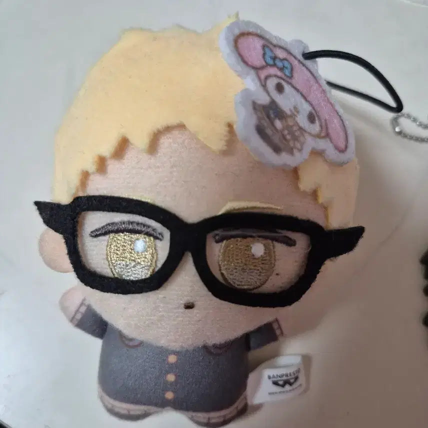 [BUNJANG] Haikyuu!! Tsukishima Kei Sanrio My Melody Plush / 하이큐 츠키시마 케이 치비구루미 산리오 콜라보 누이