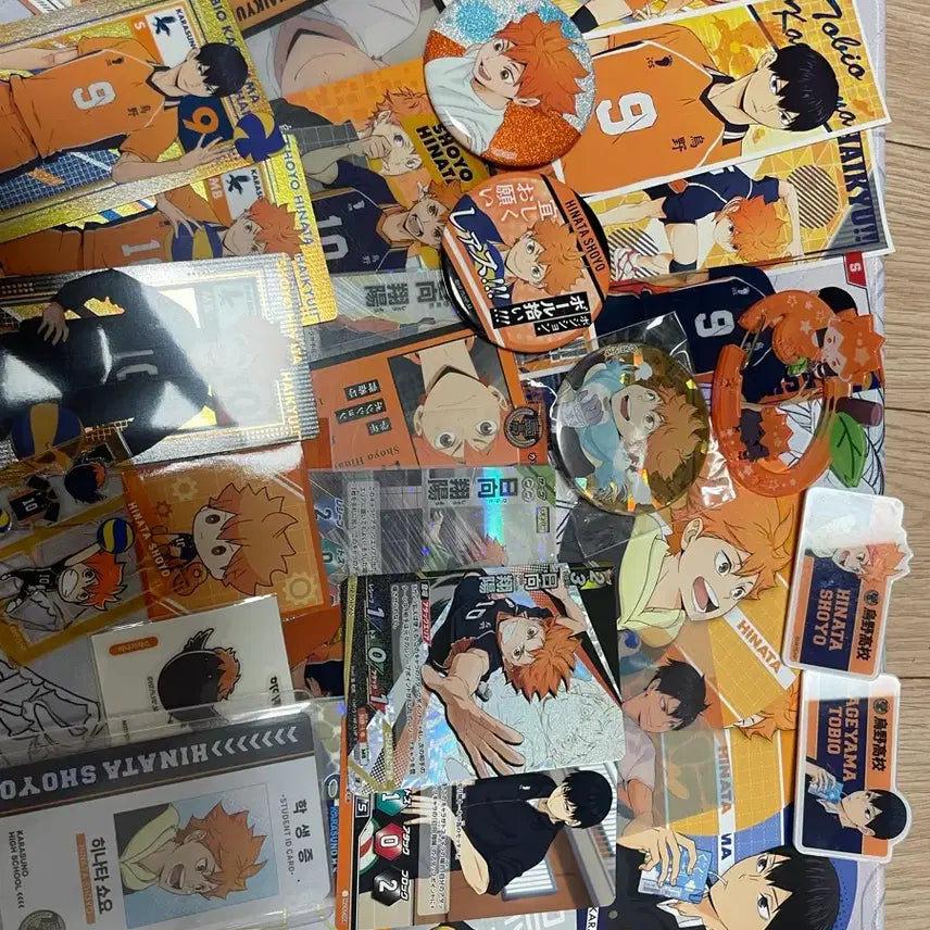 [BUNJANG] Haikyuu!! Hinata Kageyama Acrylic Plush Bundle / 하이큐 히나타 카게야마 일괄 아크릴 누이 바보카