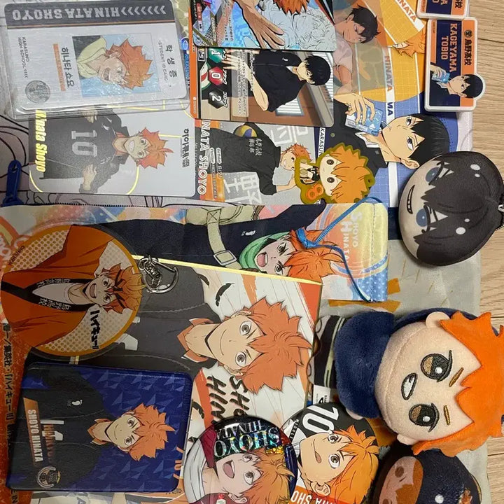 [BUNJANG] Haikyuu!! Hinata Kageyama Acrylic Plush Bundle / 하이큐 히나타 카게야마 일괄 아크릴 누이 바보카
