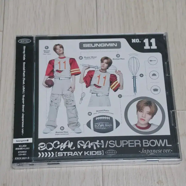 [BUNJANG] Stray Kids Super Bowl Social Path FC Ver. Seungmin Sealed Album / 스트레이키즈 Super Bowl 소셜패스 FC반 승민 미개봉 앨범