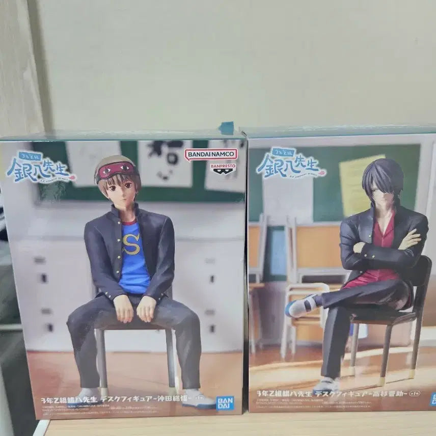 [BUNJANG] Gintama 3-Z Class Ginpachi-Sensei Desk Figure Set / 은혼) 3년Z반 은팔선생 데스크 피규어
