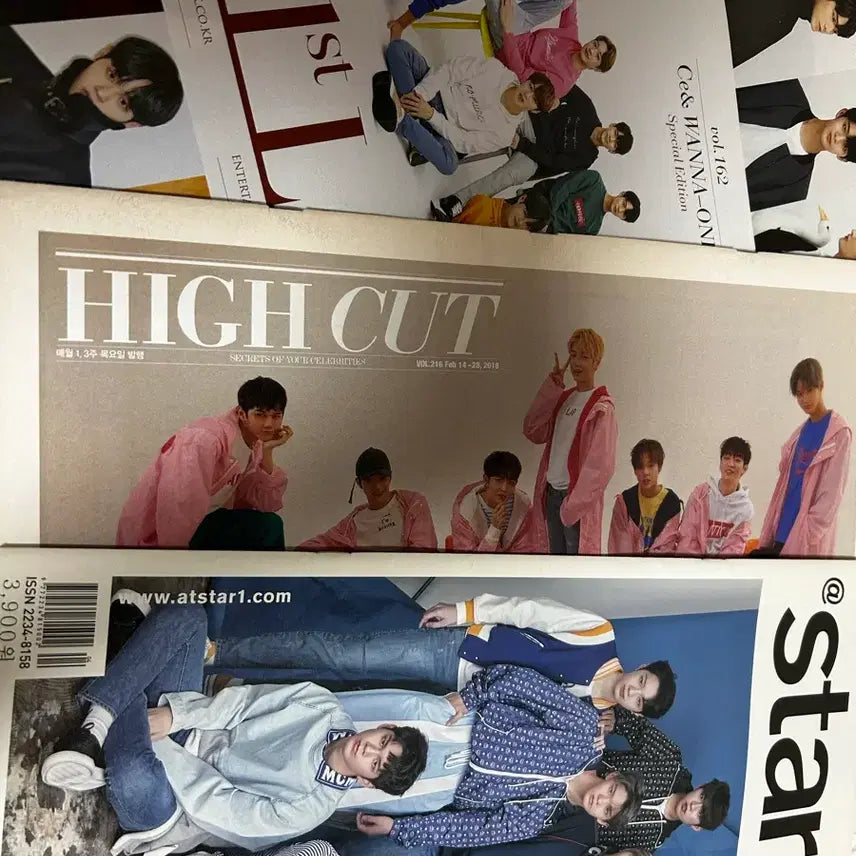 [BUNJANG] Wanna One Magazine Photoshoot Bundle Set / 워너원 잡지 화보 하이컷 앳스타일 퍼스트룩 일괄