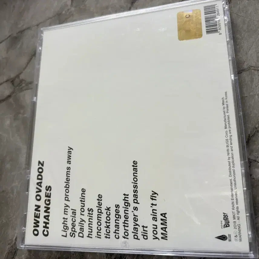[BUNJANG] O.WHEN Obaodose Changes Sealed CD / 오왼 오바도즈 changes 미개봉 cd