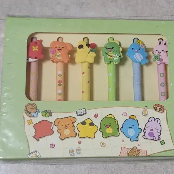 [BUNJANG] Pixelie Spring Ballpoint Pen Set (Sealed, Bundle Set) / 픽셀리 봄 볼펜세트 미개봉 일괄(수수료 포함)