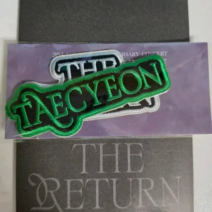 [BUNJANG] 2PM Taecyeon The Return Tokyo Dome Live Lottery Wappen / 2PM 옥택연 The Return 도쿄돔 현장쿠지