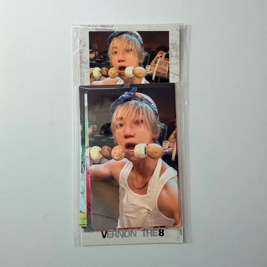 [BUNJANG] SEVENTEEN Vernon x The8 V8 Weverse POB Bundle Set Photocard Set / (일괄) 버논 x 디에잇 V8 위버스 특전 포카 세트