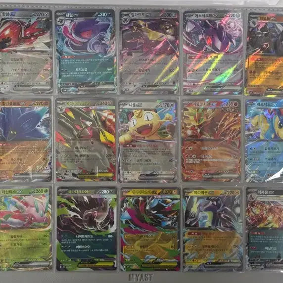 [BUNJANG] Pokemon TCG RR Cards Bundle Set (57 Cards, All Sleeved) / 포켓몬카드 RR카드 57장 일괄 (전체 슬리브)
