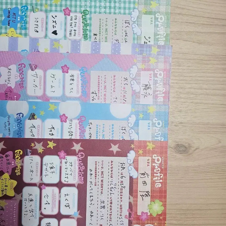 [BUNJANG] NCT WISH Wish Mumoshop Tokyo Meetup Postcard Profile Bundle Set / 엔시티위시 위시 무모샵 도쿄 전달회 엽서 프로필 일괄 양도