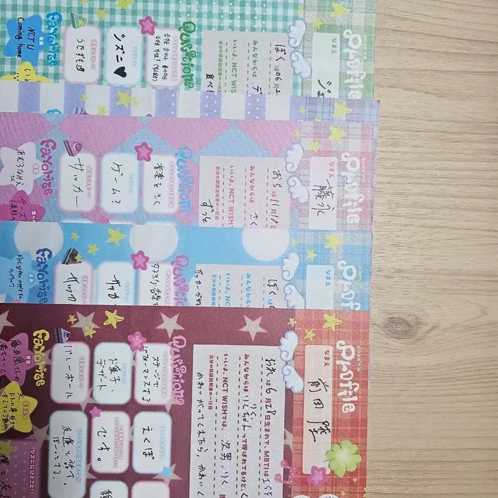 [BUNJANG] NCT WISH Wish Mumoshop Tokyo Meetup Postcard Profile Bundle Set / 엔시티위시 위시 무모샵 도쿄 전달회 엽서 프로필 일괄 양도