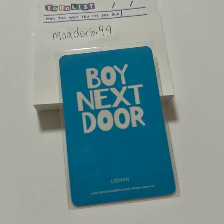 [BUNJANG] BOYNEXTDOOR Leehan Photocard / 보넥도 이한 포카