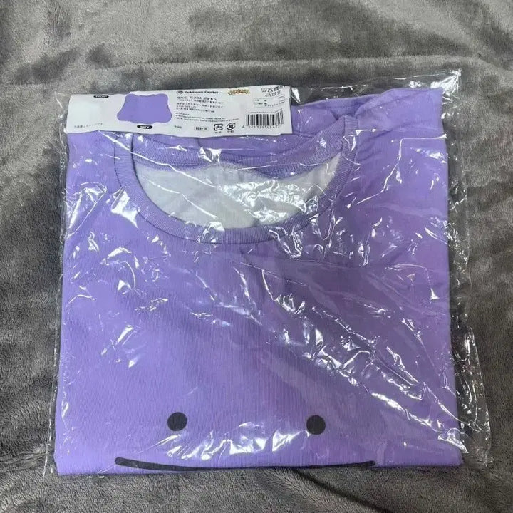 [BUNJANG] Pokemon Metamon (Ditto) Closeup T-Shirt Size 140 - Japan Exclusive / 포켓몬 클로즈업 티셔츠 메타몽 140 [일본 한정판]