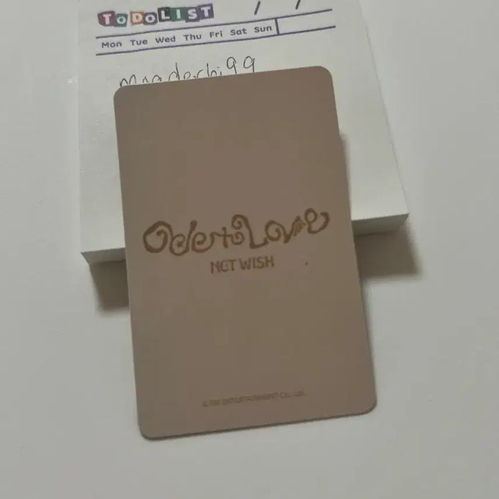 [BUNJANG] NCT WISH Apple Music Photocard / 엔시티위시 애플뮤직 포카