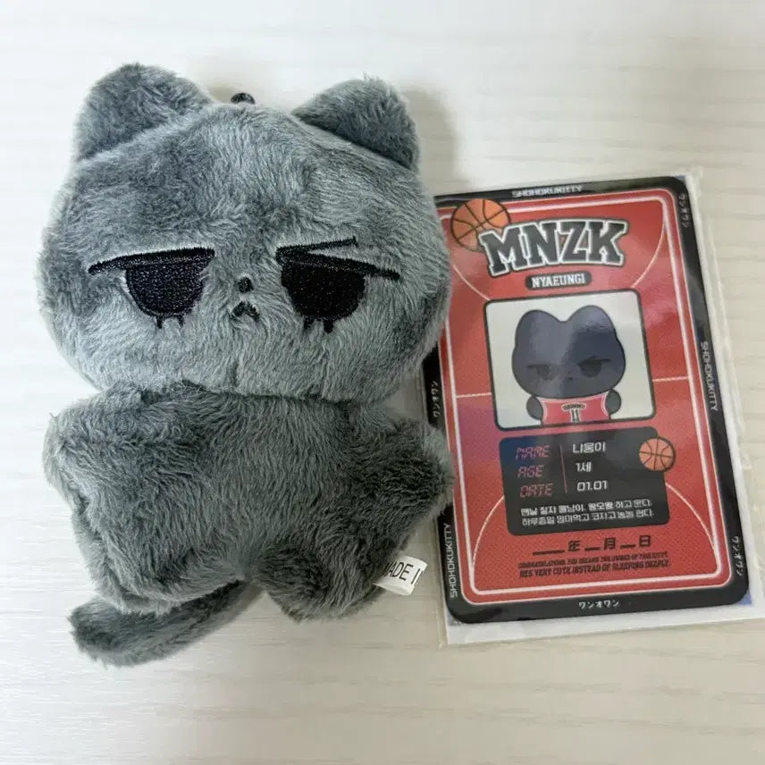 [BUNJANG] Slam Dunk Seong Woong Nyang Nyang Mi Character Card &amp; Sticker Set (Unsealed) / (개봉품) 슬램덩크 멍냥찌코 서태웅 냐웅이 양도