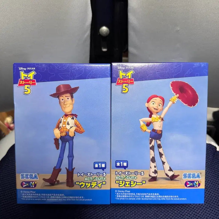 [BUNJANG] Disney Pixar Toy Story 5 SEGA ACT CUT Woody &amp; Jessie 2-Figure Set / 토이스토리5 세가 ACT CUT  우디 제니 2종 세트