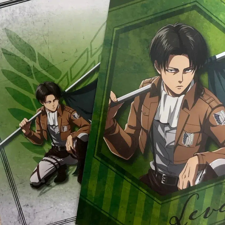 [BUNJANG] Attack on Titan Levi Postcard Set (2 pcs) / 진격의 거인 리바이 엽서 2장