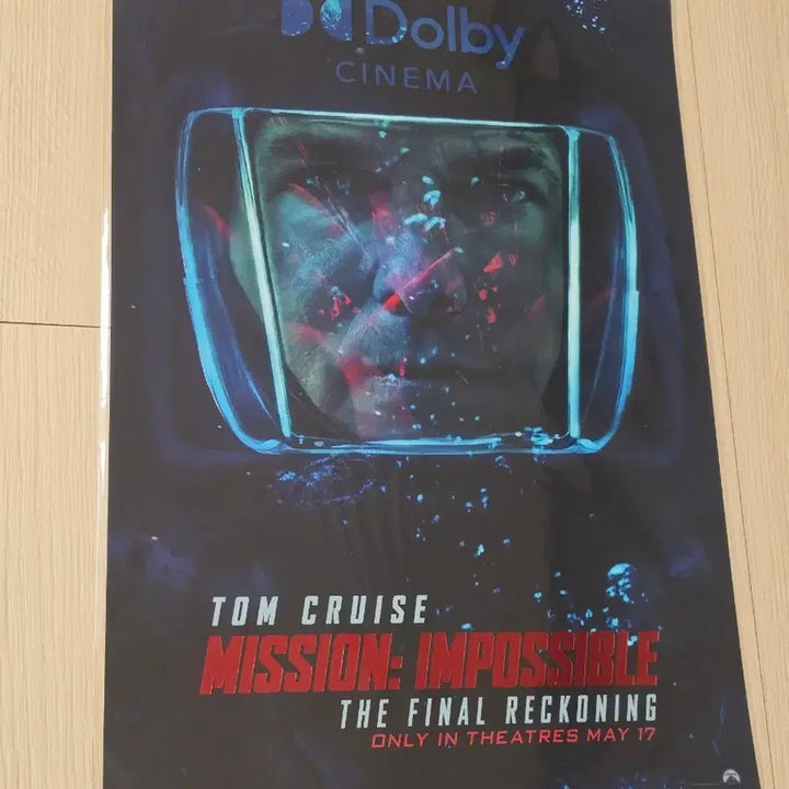 [BUNJANG] Tom Cruise Mission: Impossible Dolby Poster (A3) / [전용박스포장]영화 톰크루즈 미션임파서블 돌비 포스터(A3)