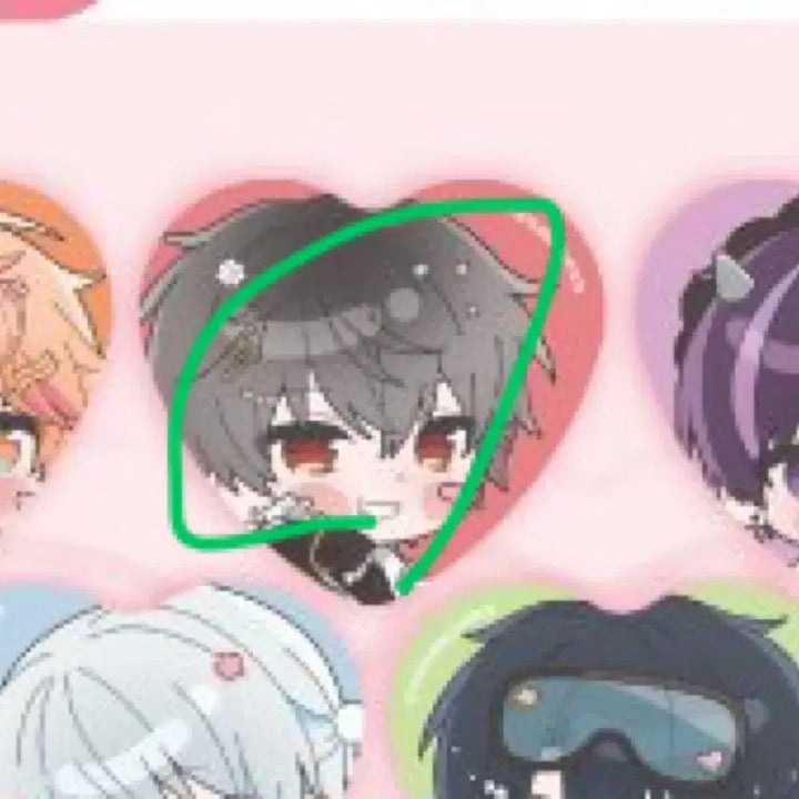 [BUNJANG] SCOSHISM KOYO Popup Stand Heart Badge Bundle Set / (일괄) 스코시즘 코요 팝업 특전 스탠드 하트 뱃지