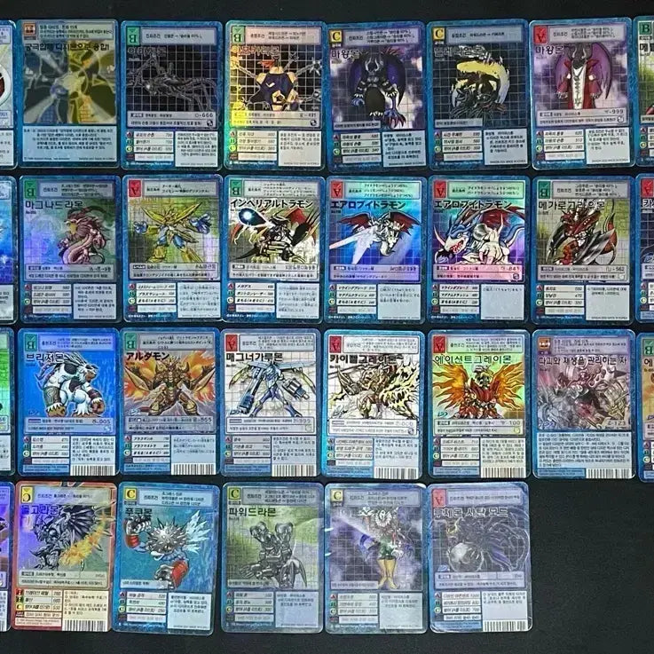 [BUNJANG] Digimon Card Bundle Set (Approx. 140 Cards) / 구디지몬카드 번들 일괄