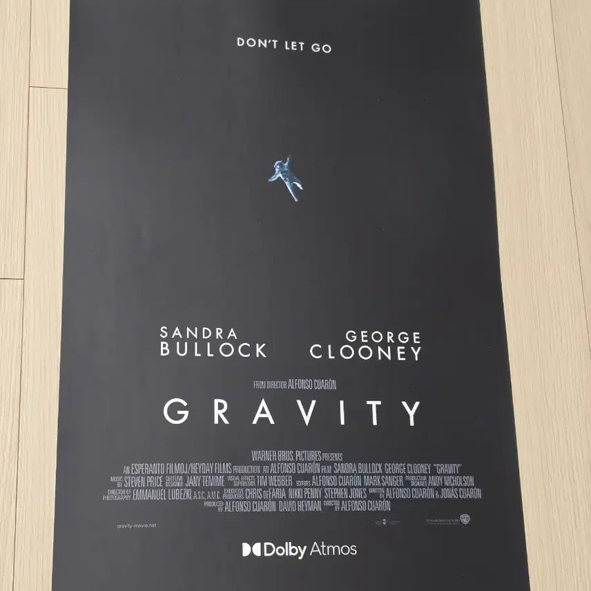 [BUNJANG] Gravity Dolby Cinema A3 Poster (Limited Edition) / [초희귀한정판]영화 그래비티 돌비 포스터(A3)