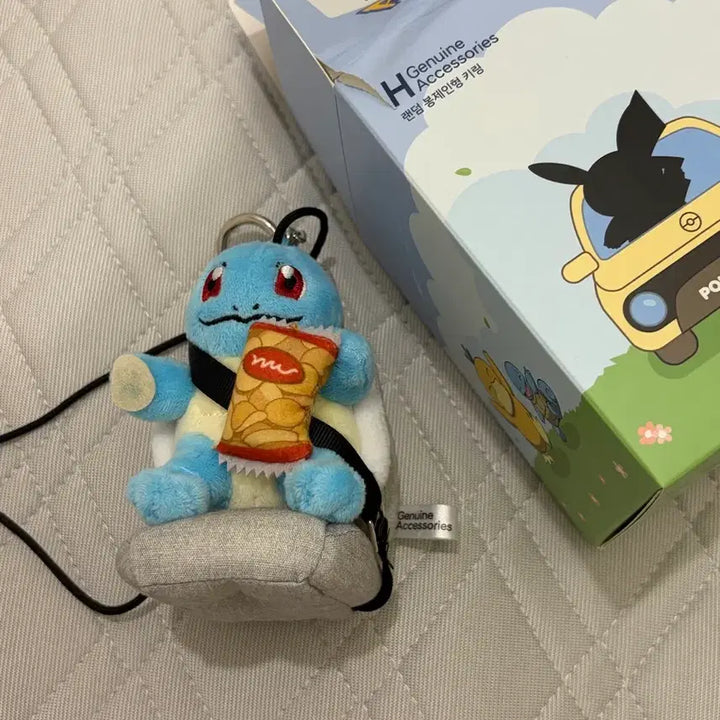 [BUNJANG] Hyundai x Pokémon Squirtle Keyring / 현대차 포켓몬 콜라보 꼬부기 키링