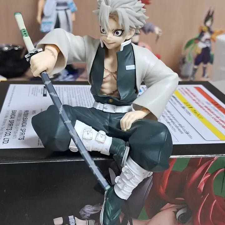[BUNJANG] Kimetsu no Yaiba Sanemi Shinazugawa Noodle Stopper Figure / 귀멸의 시나즈가와 사네미 피규어 누들스토퍼 양도