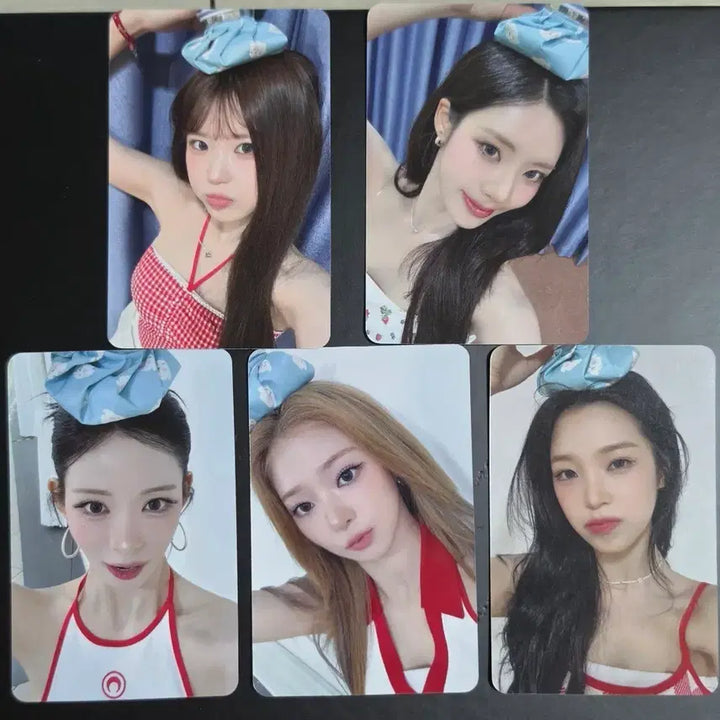 [BUNJANG] fromis_9 Glow ME Vitamin Version Apple Music Pre-order POB Photocard 5 Types Bundle Set / 프로미스나인 2집 Glow ME 비타민버전 애플뮤직 프리오더 특전 포토카드 5종 일괄