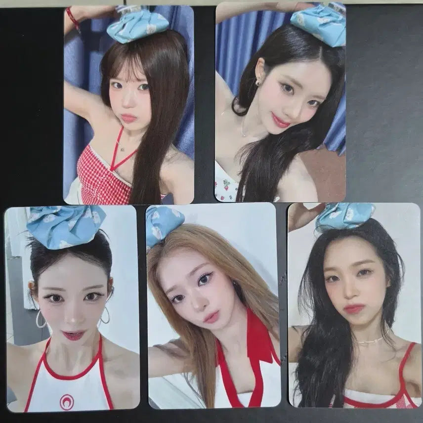[BUNJANG] fromis_9 Glow ME Vitamin Version Apple Music Pre-order POB Photocard 5 Types Bundle Set / 프로미스나인 2집 Glow ME 비타민버전 애플뮤직 프리오더 특전 포토카드 5종 일괄