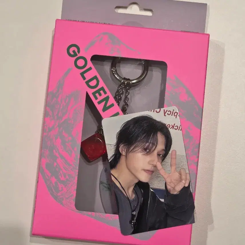 [BUNJANG] ATEEZ Golden Hour 5 Bad Keychain Album Photocard / 에이티즈 골든아워5 Bad 키체인 앨범