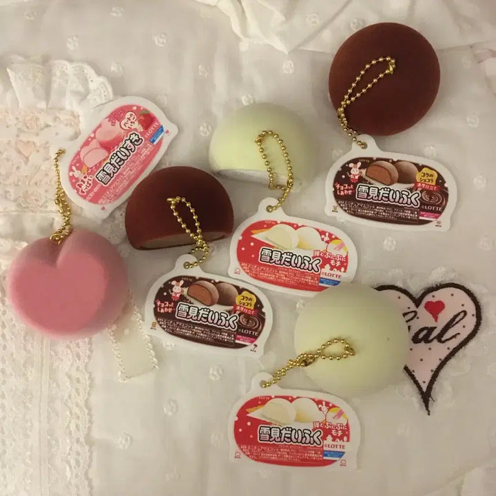[BUNJANG] Lotte Yukimi Daifuku Gacha Full Set / 롯데 유키미다이후쿠 가챠 전종 세트
