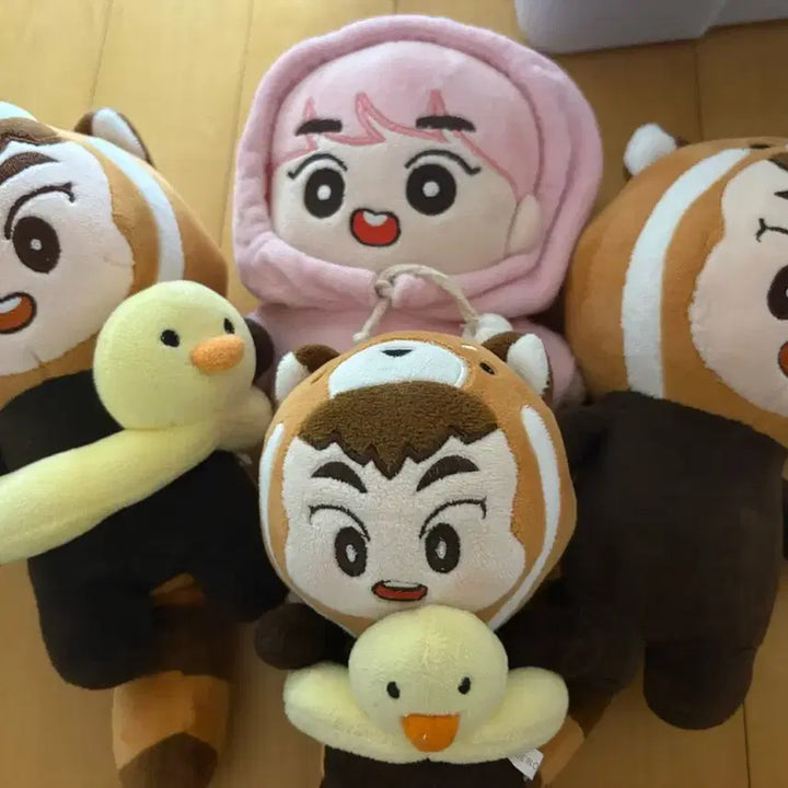 [BUNJANG] EXO Xiumin Doll Mingoori Jakgoori Set / 엑소 시우민 인형 김민석 엑소 인형 밍구리 작구리 슈슈 슈인형 슈밍