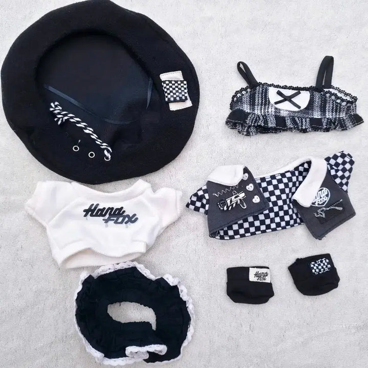 [BUNJANG] Casual Full Set 20cm Doll Outfit / 20cm 솜인형 옷장 초연반역 양도 판매
