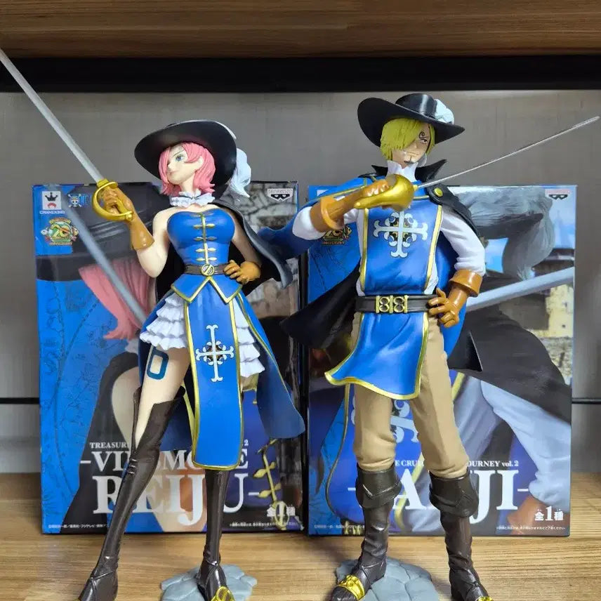 [BUNJANG] One Piece Sanji &amp; Reiju Figure Bundle Set / 원피스 피규어 상디, 레이쥬 일괄판매