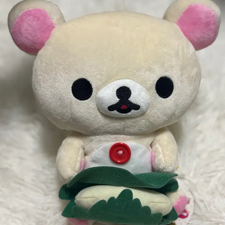[BUNJANG] Korilakkuma Doll Holding Rice Cake / 코리락쿠마인형