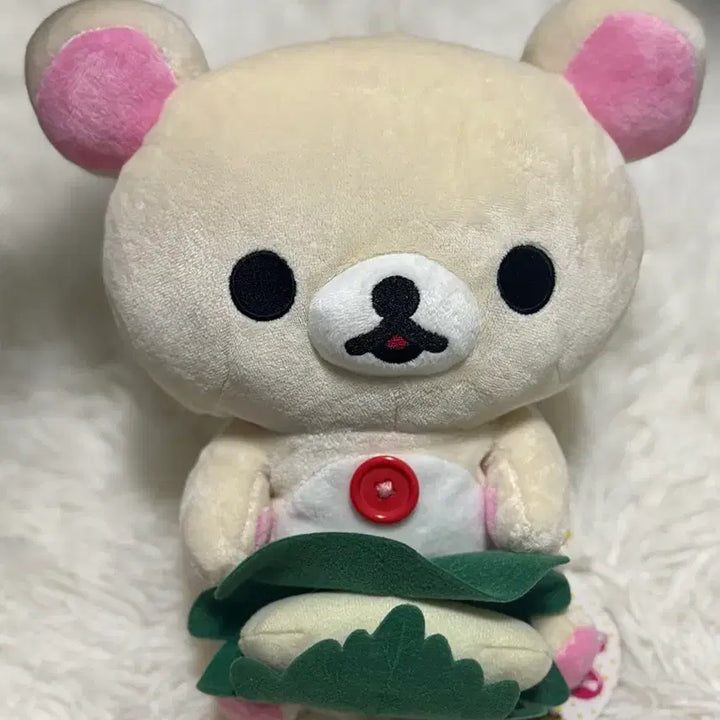 [BUNJANG] Korilakkuma Doll Holding Rice Cake / 코리락쿠마인형